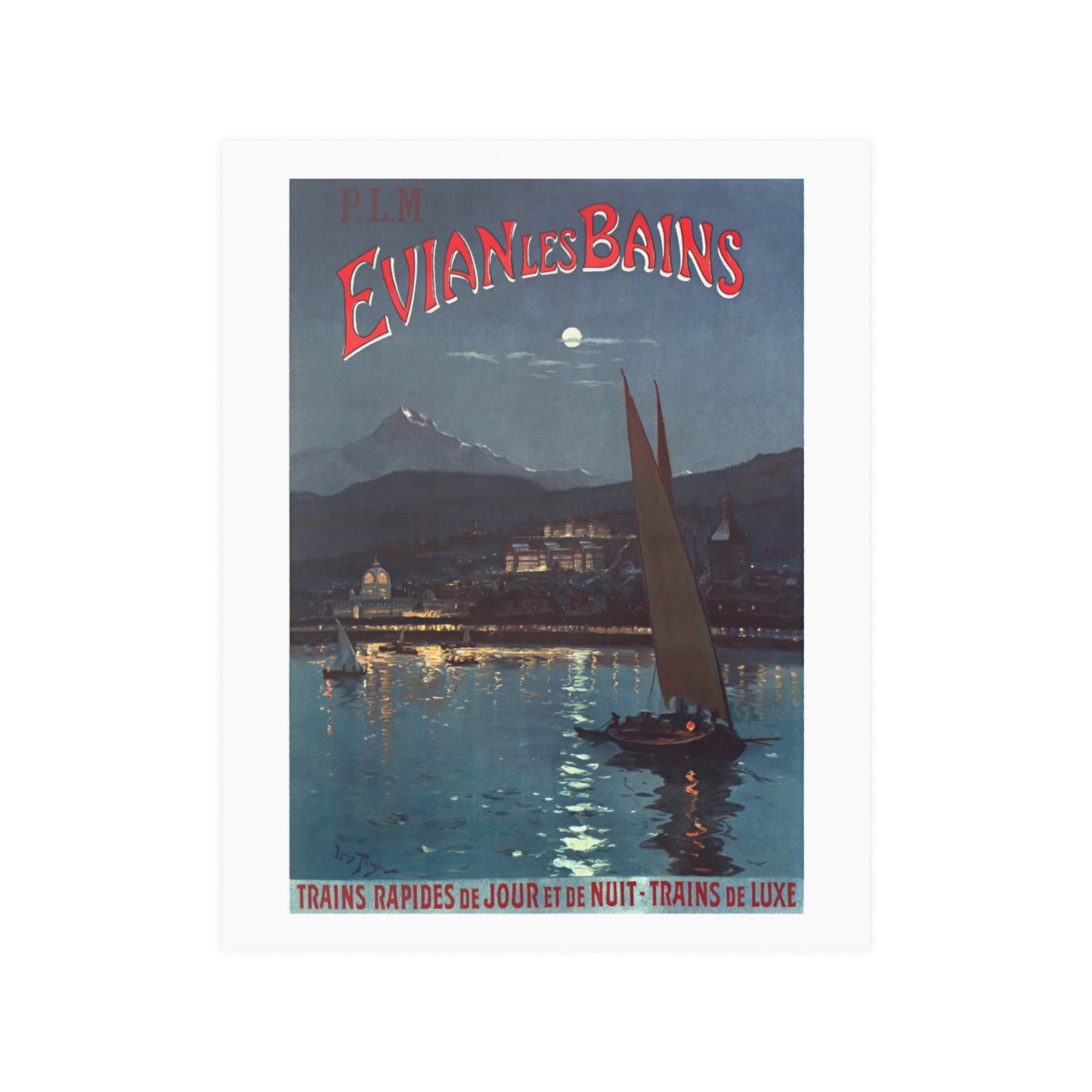 Evian les Bains | Lake Geneva | Poster