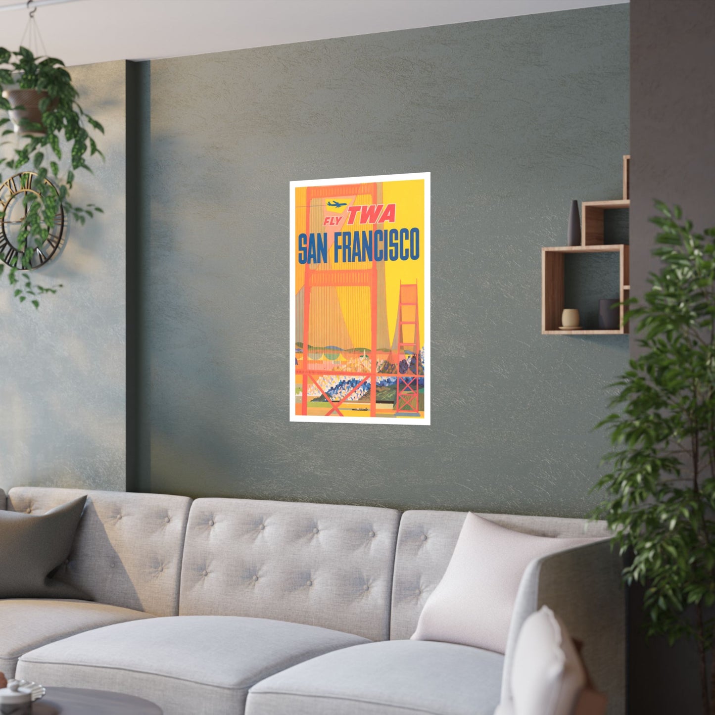 San Francisco | Air Travel | TWA | Poster