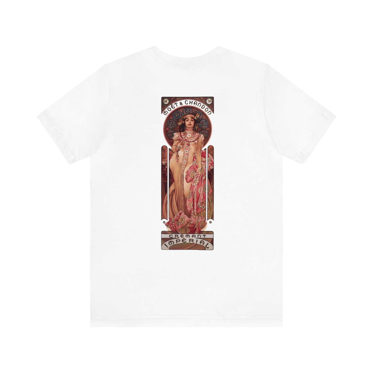 Grand Cremant Imperial | Alphonse Mucha | Unisex Jersey Short Sleeve Tee