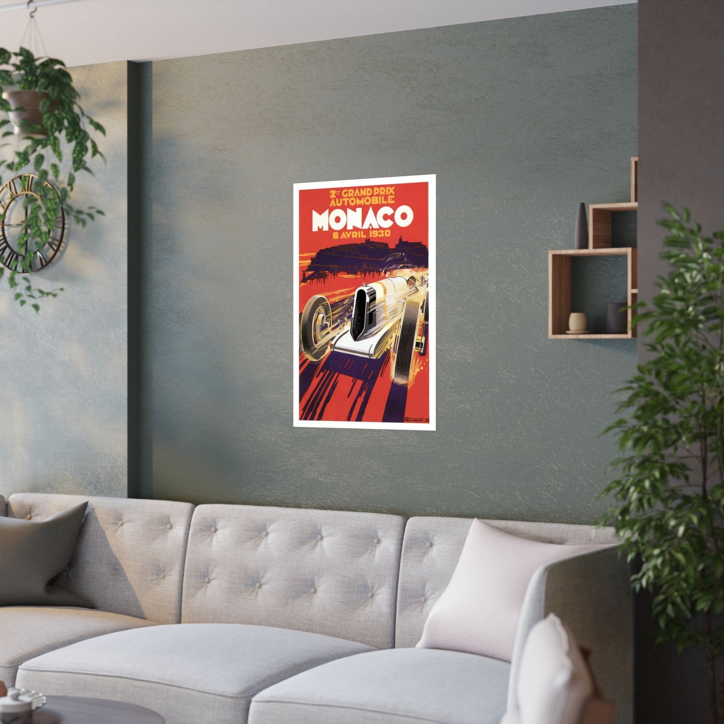 Monaco Grand Prix 1930 | Vintage Reproduction | Poster