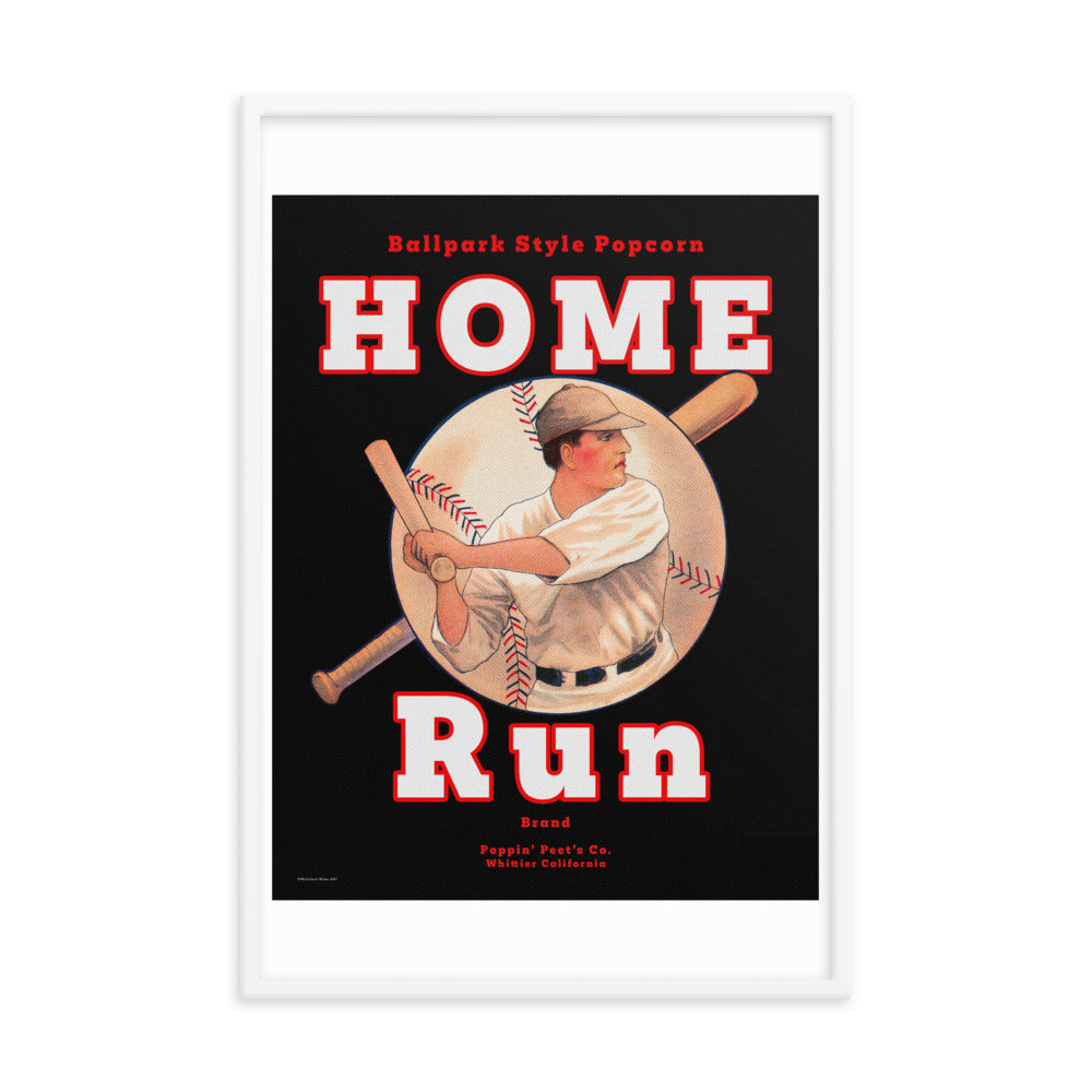 Home Run V1 | Framed poster