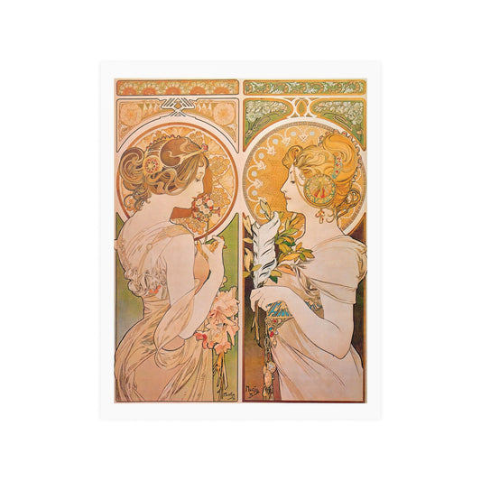 Primrose and Feather | Alphonse Mucha