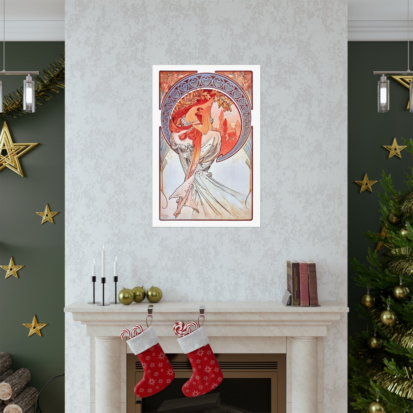 Poetry | Alphonse Mucha | Premium Matte vertical posters