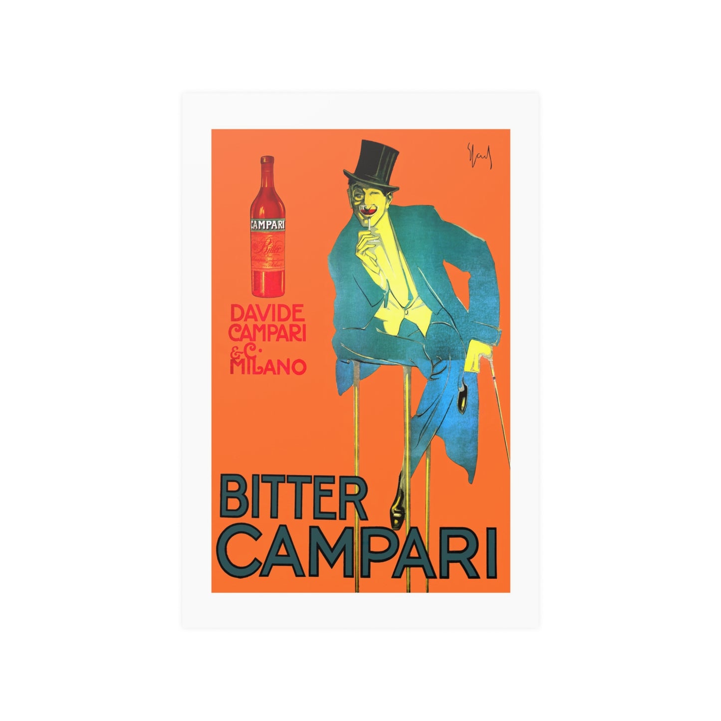 Bitter Campari (Tophat)  | Poster