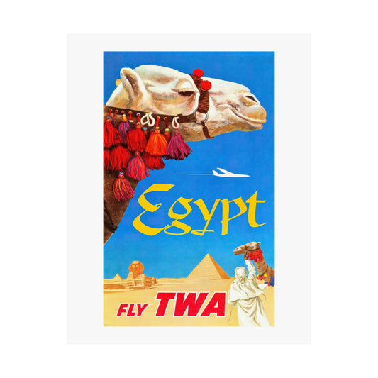 Egypt | Air Travel | TWA | Poster