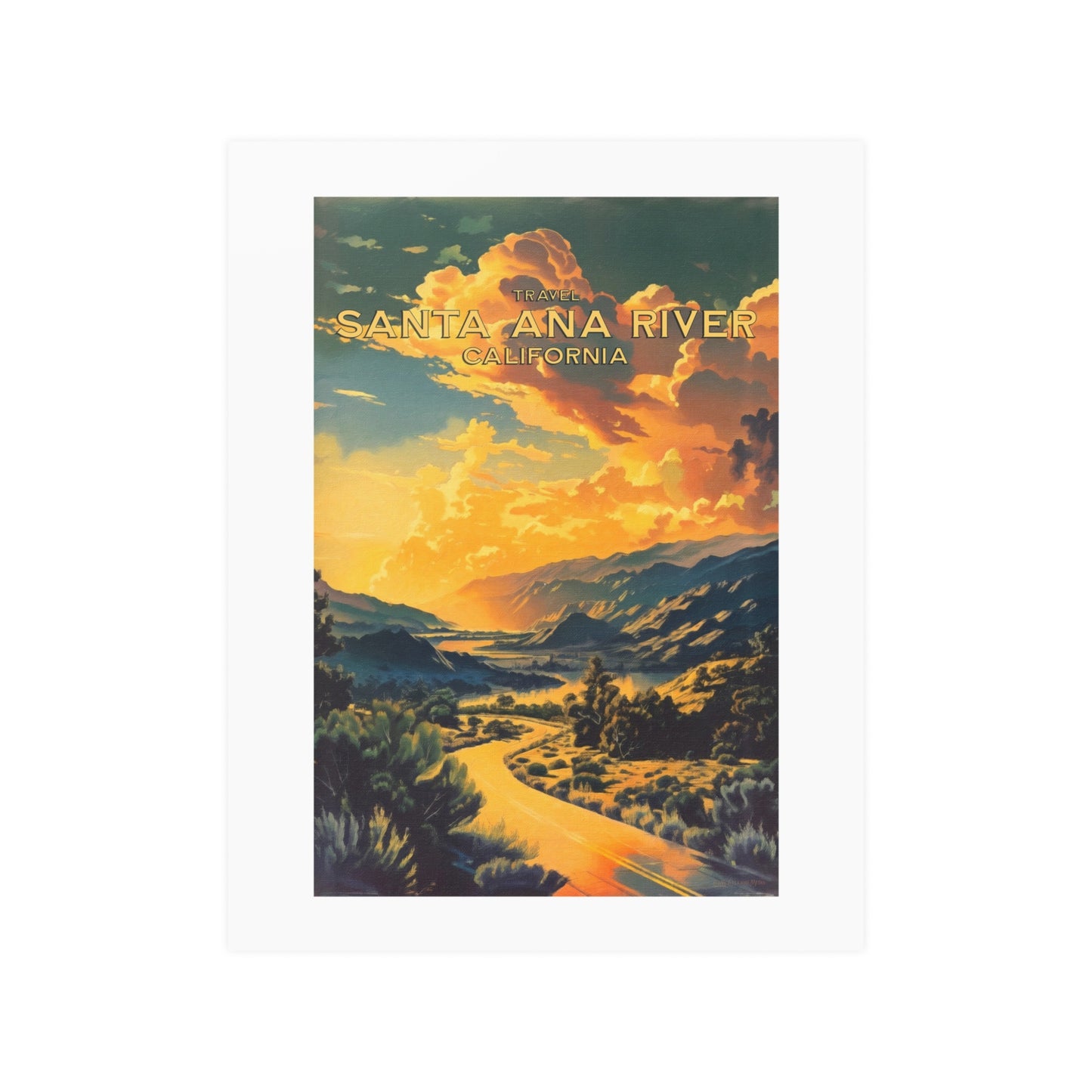 Travel Santa Ana River - California | Poster