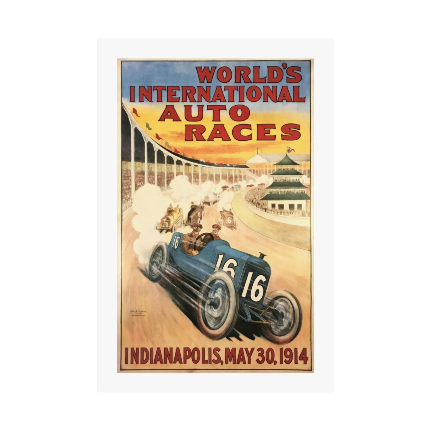 Indianapolis 500 | 1914 | Poster