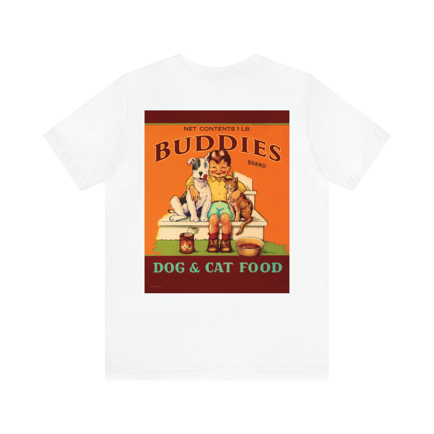 Buddies Dog Food | Unisex Jersey Short Sleeve Tee