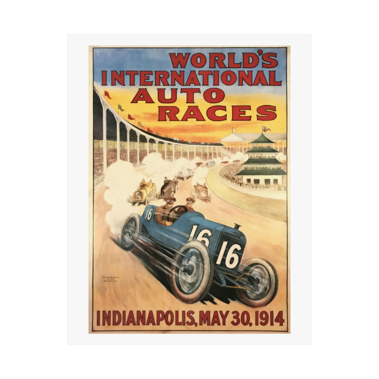 Indianapolis 500 | 1914 | Poster