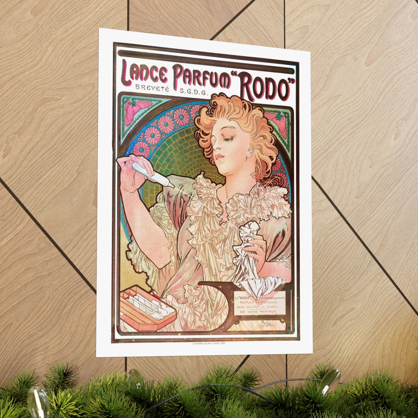 Lance Parfum Rodo | Alphonse Mucha | Premium Matte vertical posters