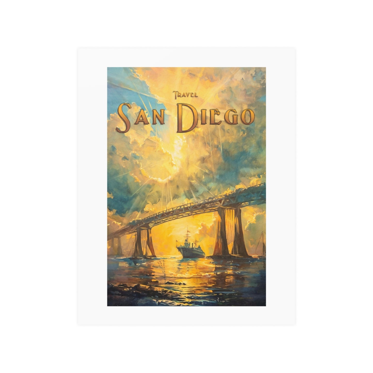 Travel Coronado Bridge - San Diego, California | Poster