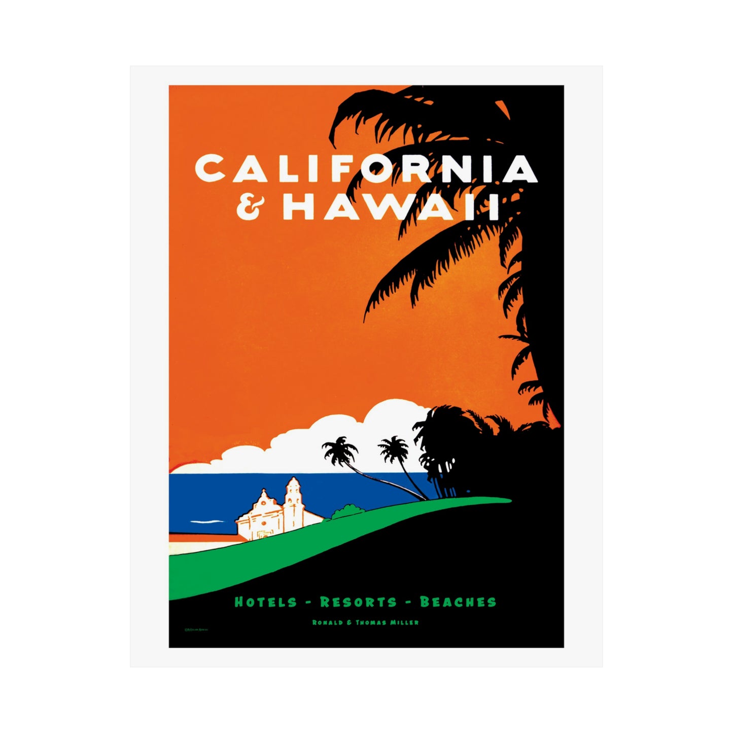 California and Hawaii | Poster