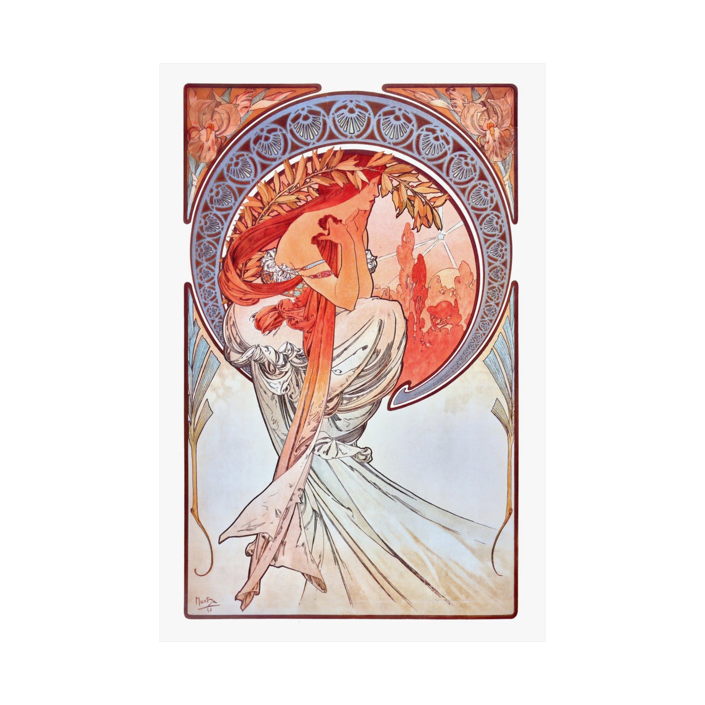 Poetry | Alphonse Mucha | Premium Matte vertical posters