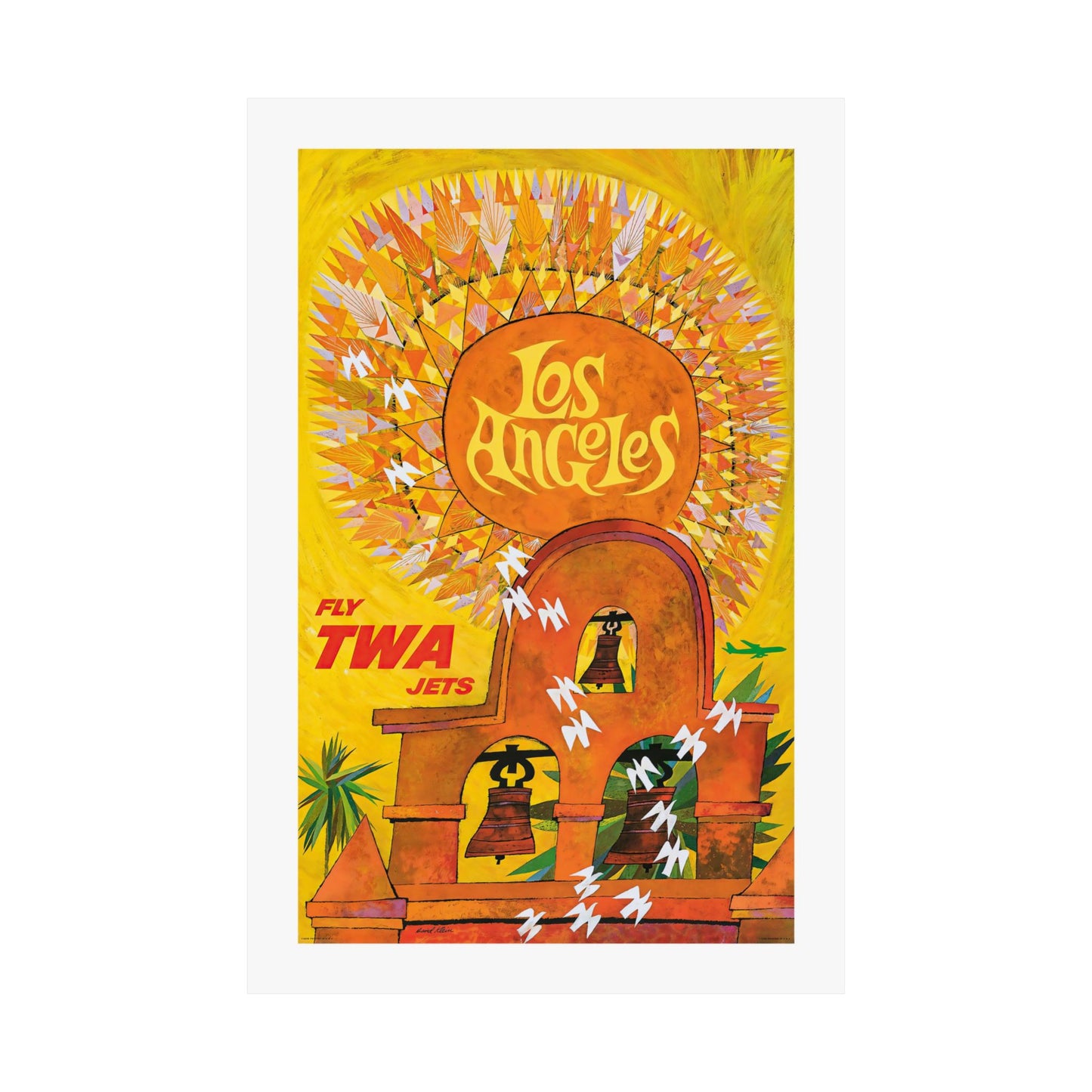 Los Angeles Air Travel #2 | TWA | Mid Century | Poster