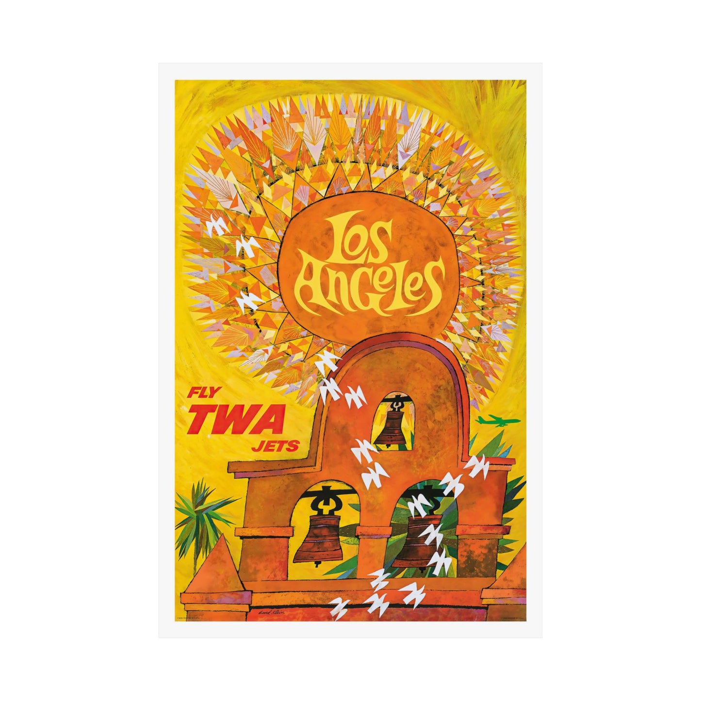 Los Angeles Air Travel #2 | TWA | Mid Century | Poster