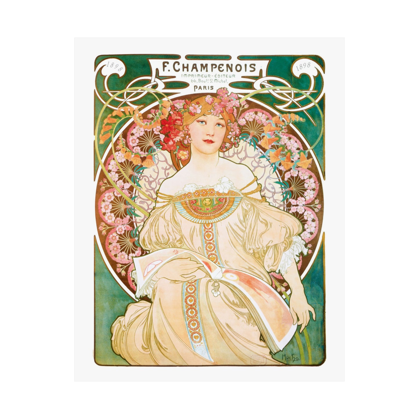 F. Champenois - Alphonse Mucha | Premium Matte vertical posters