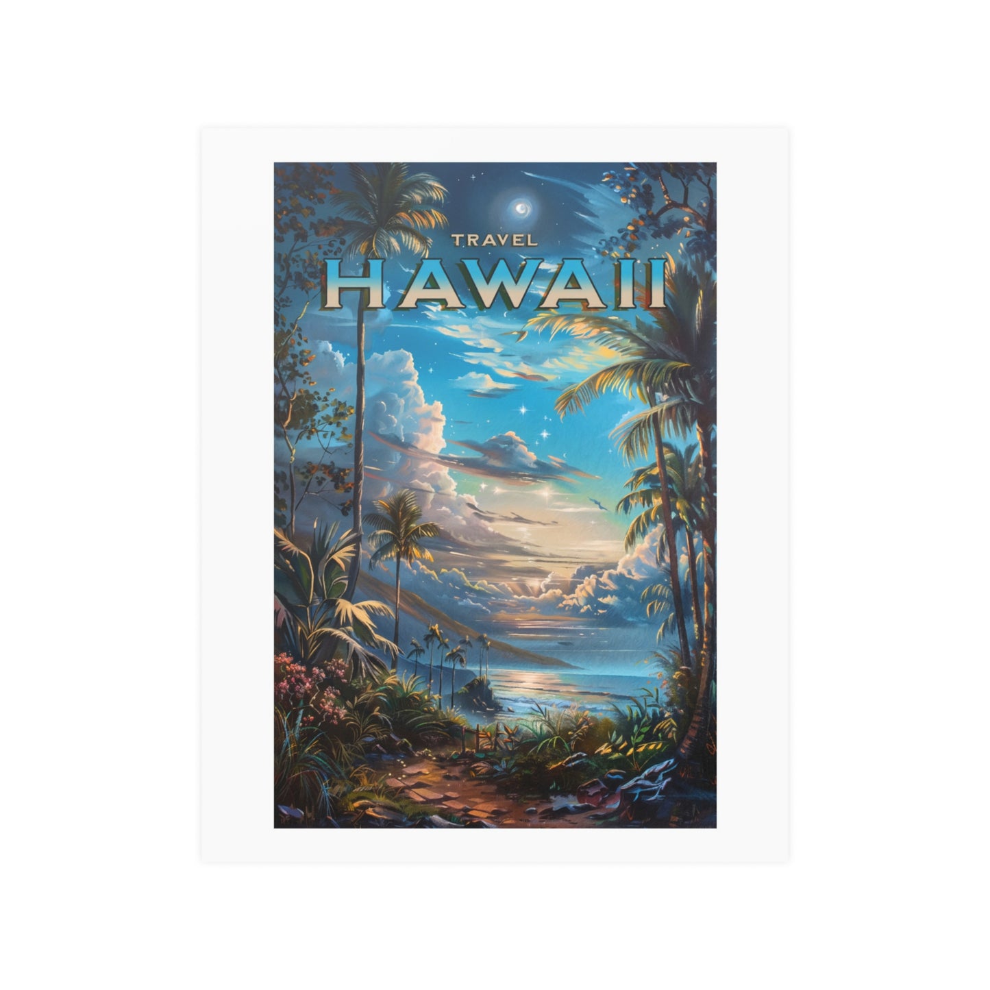 Travel Hawaii Nights | Poster