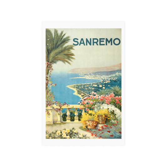 Sanremo View | Sanremo, Italy | Poster