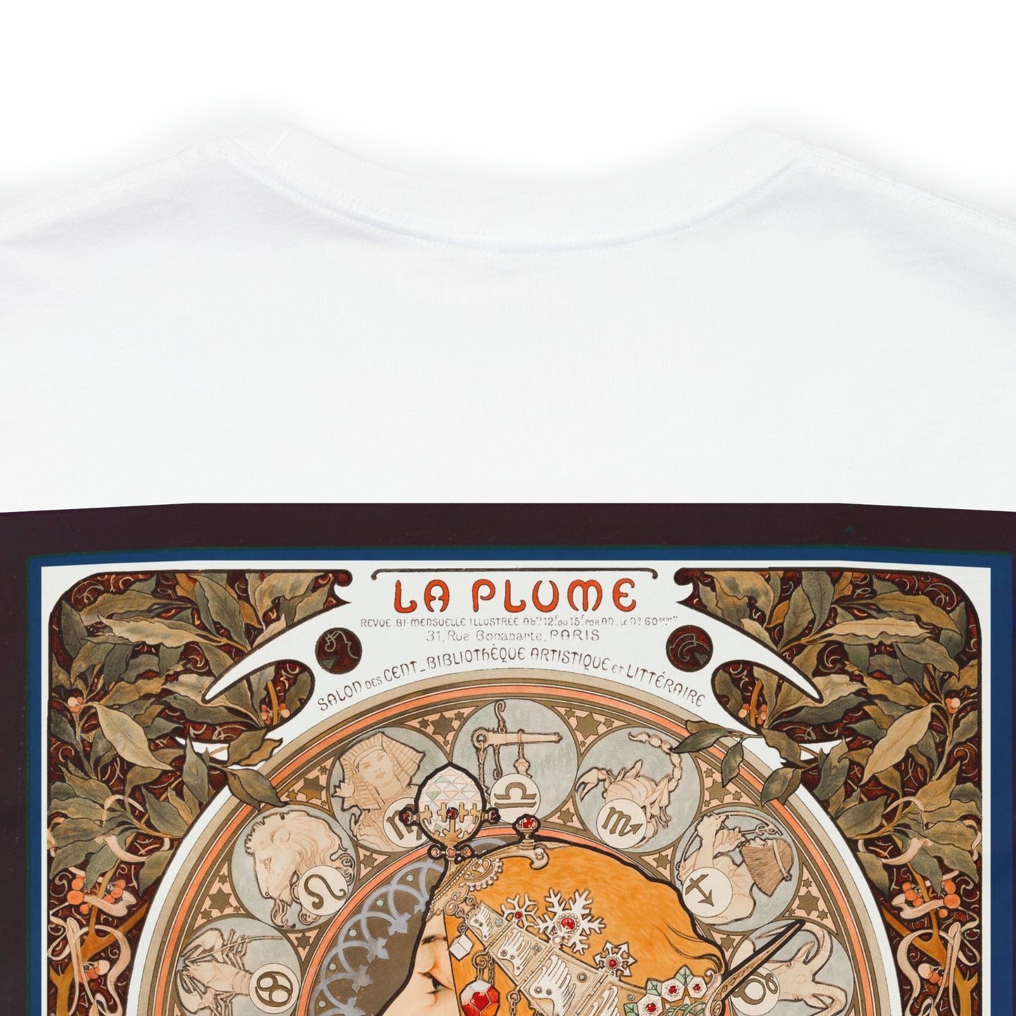 La Plume | Alphonse Mucha | Unisex Jersey Short Sleeve Tee