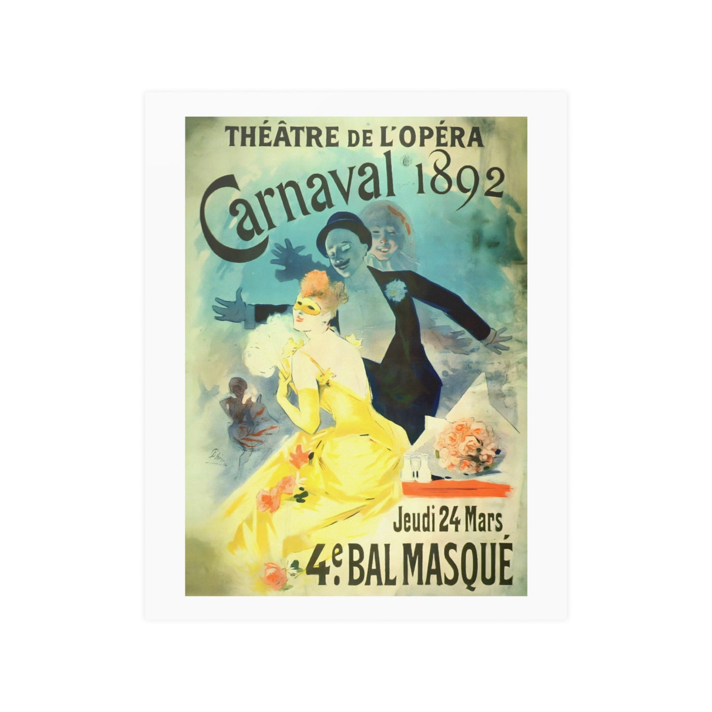 Carnaval 1892 - Theatre de L' Opera | Poster