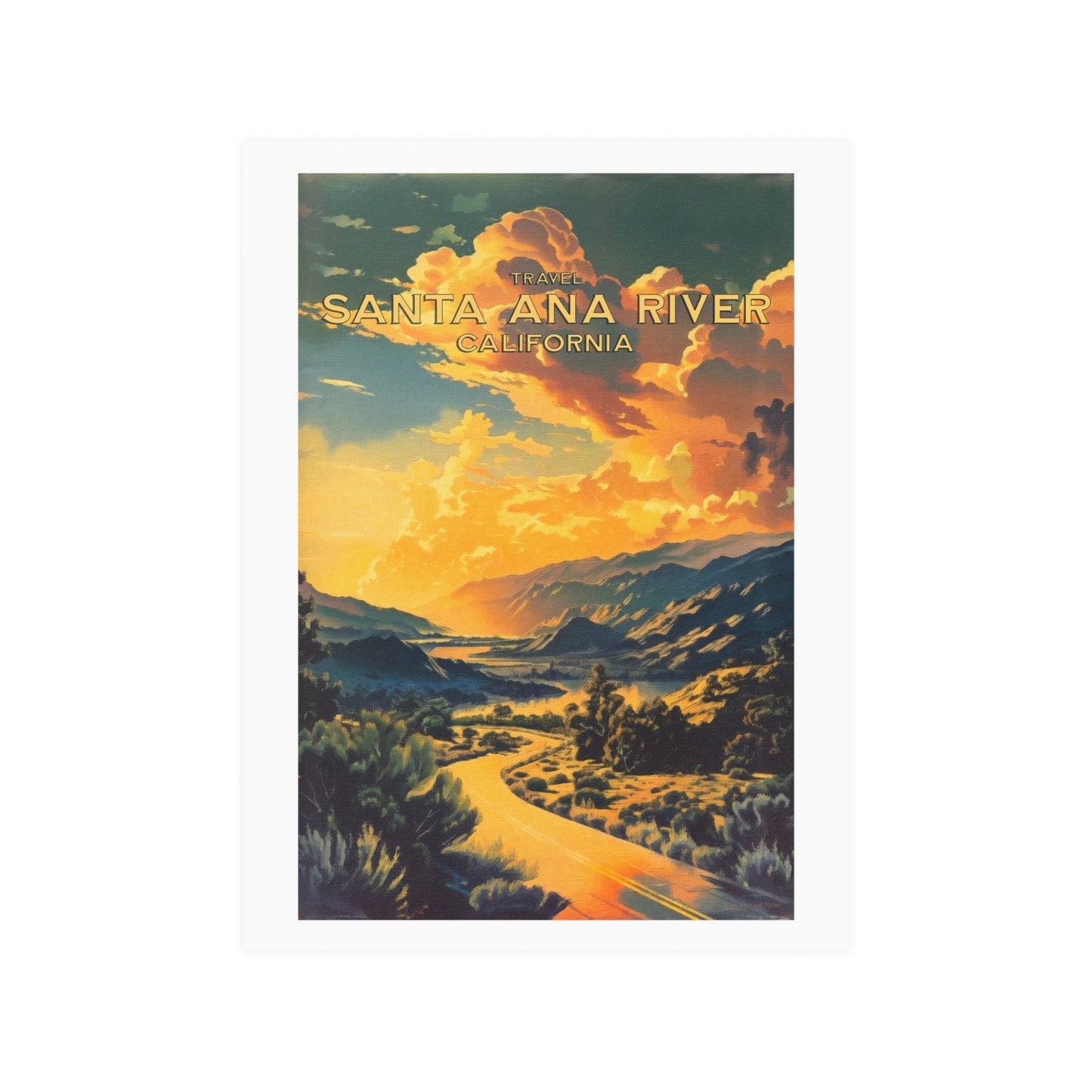 Travel Santa Ana River - California | Poster