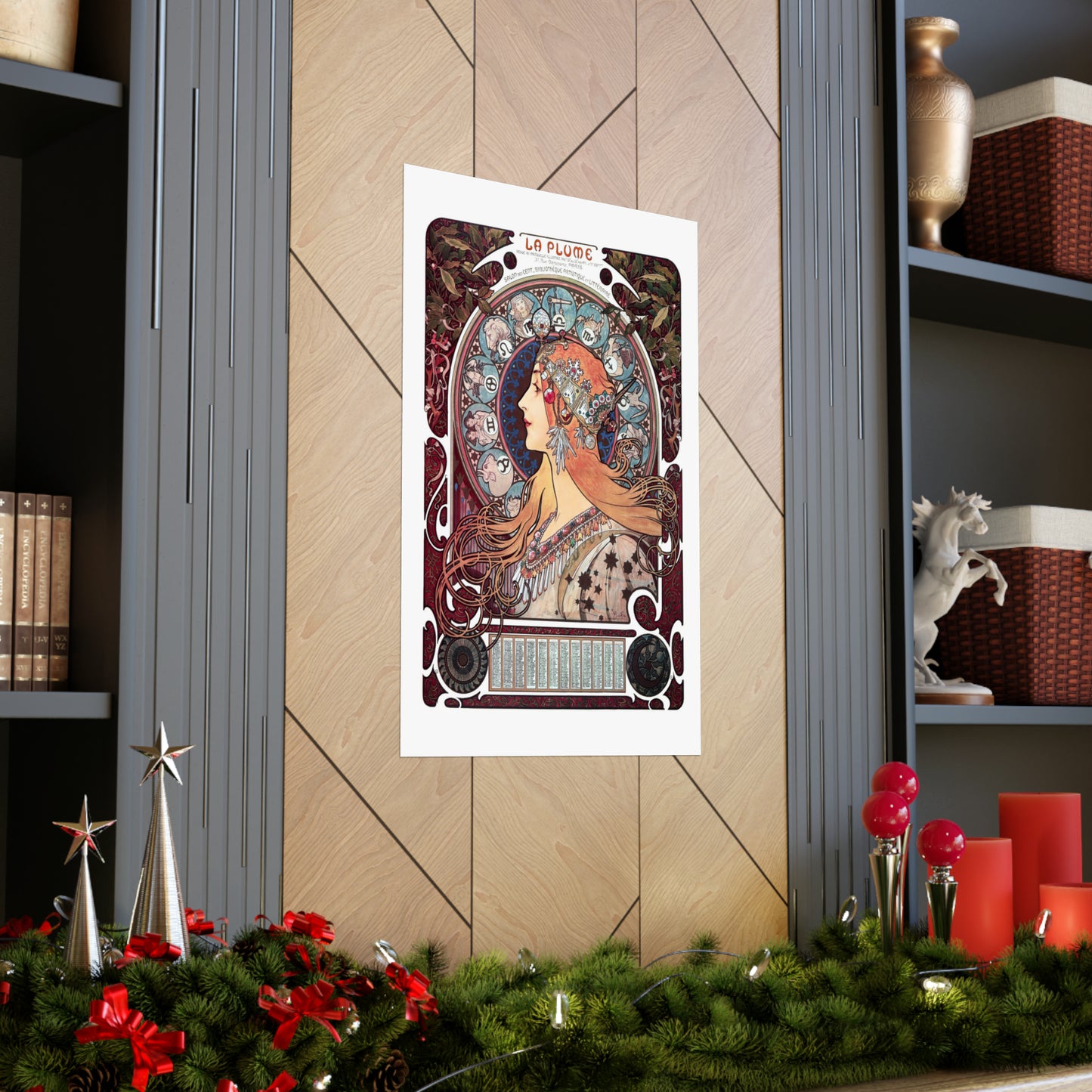 Zodiaque - La Plume | Alphonse Mucha | Premium Matte vertical posters