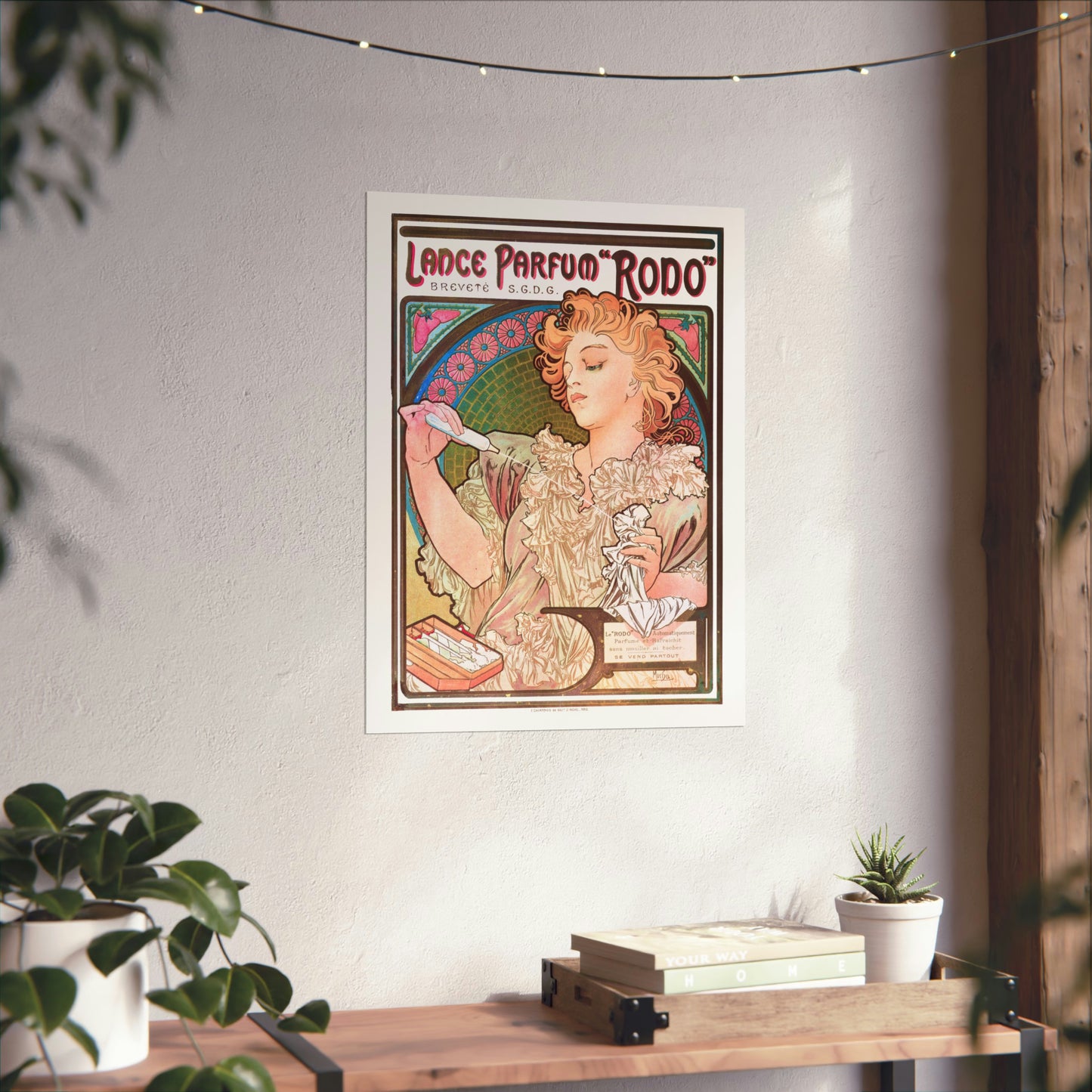 Lance Parfum Rodo | Alphonse Mucha | Premium Matte vertical posters