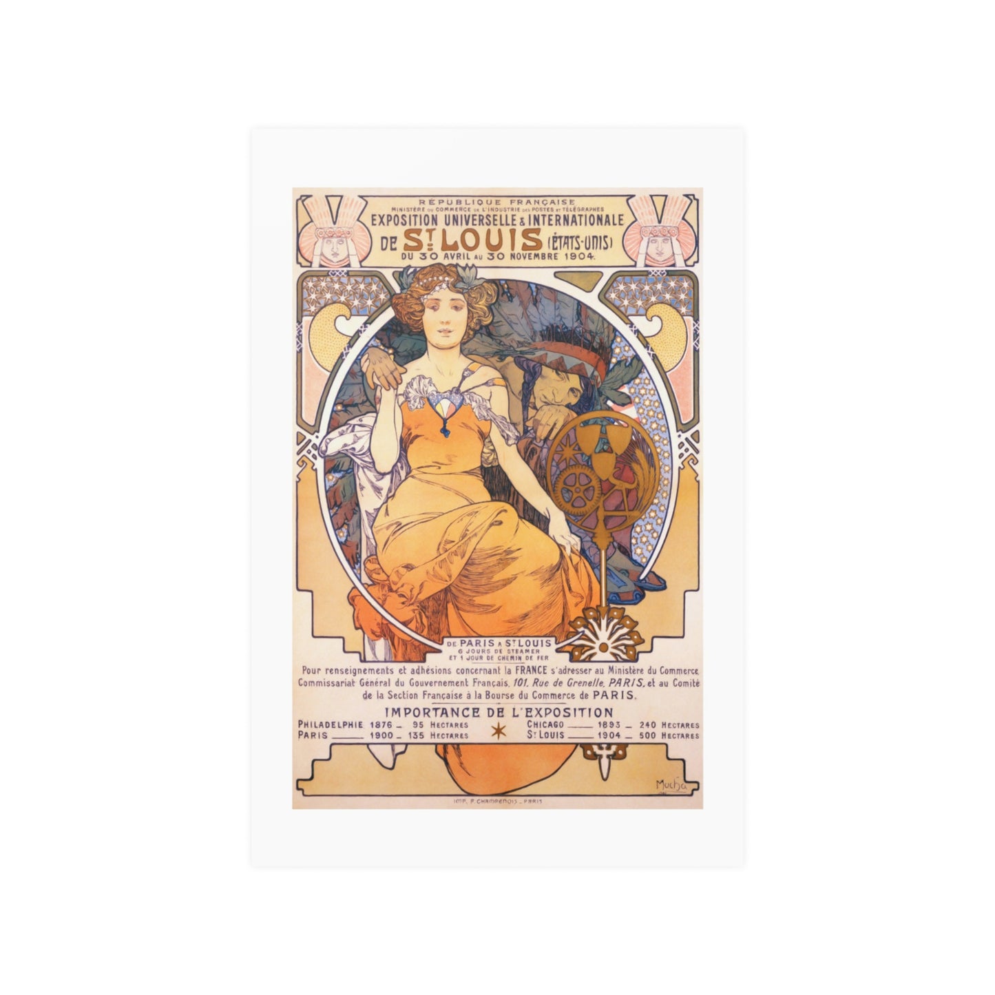 St. Louis World's Fair - 1904 | Alphonse Mucha | Poster