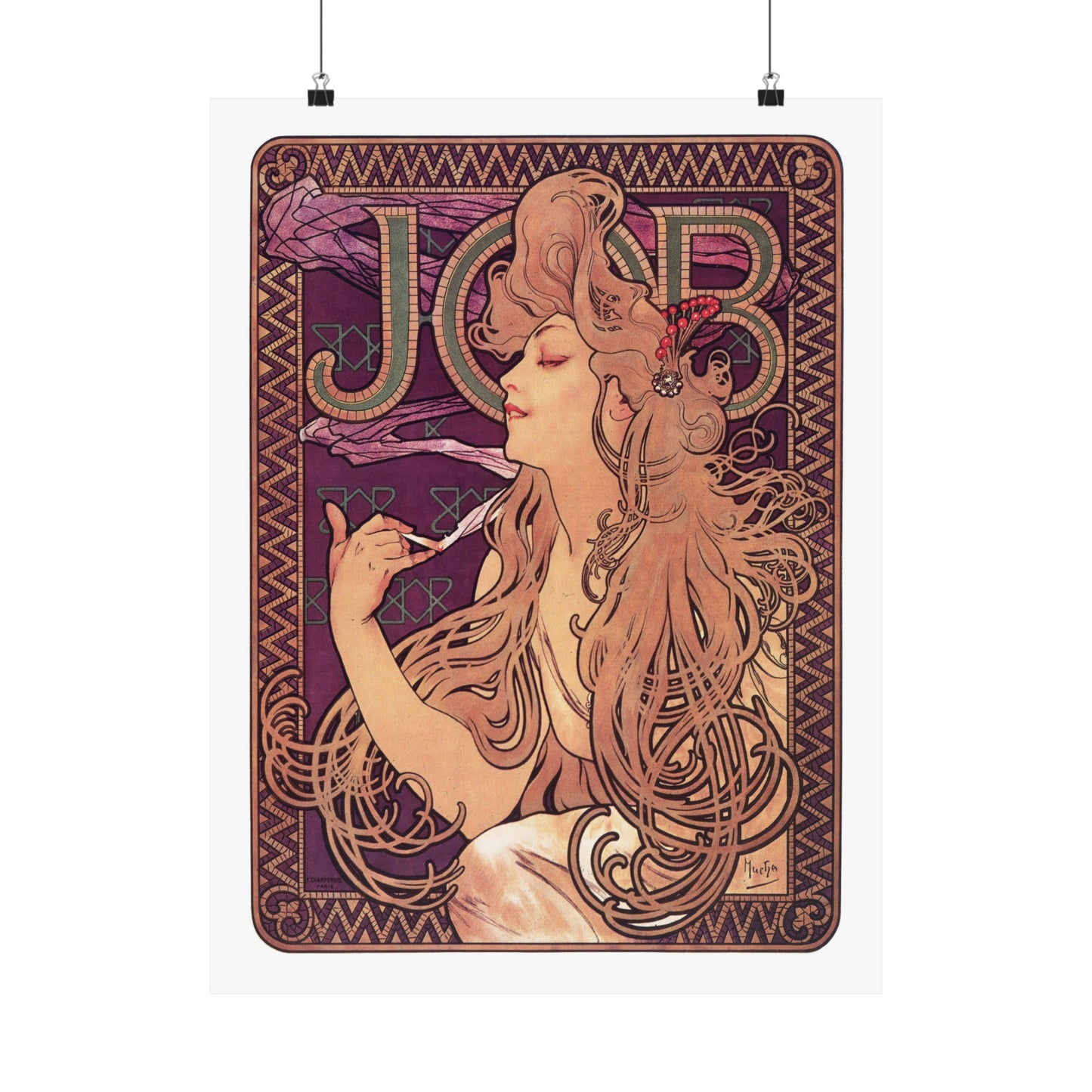 Job (1896) | Alphonse Mucha | Premium Matte vertical posters