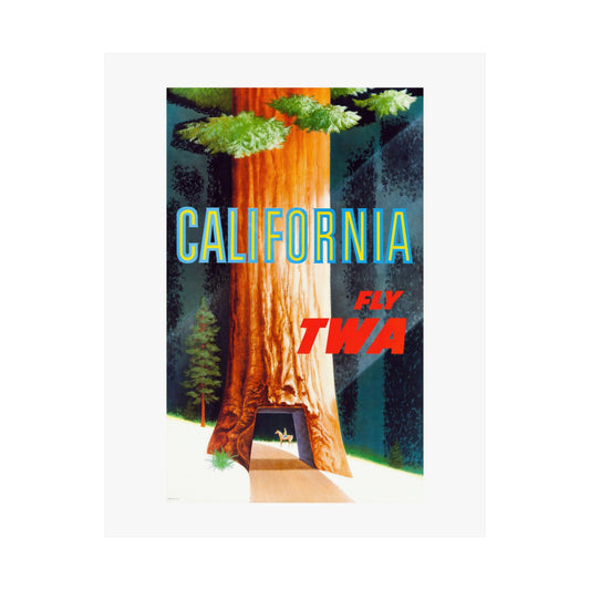 California Travel | TWA | Poster