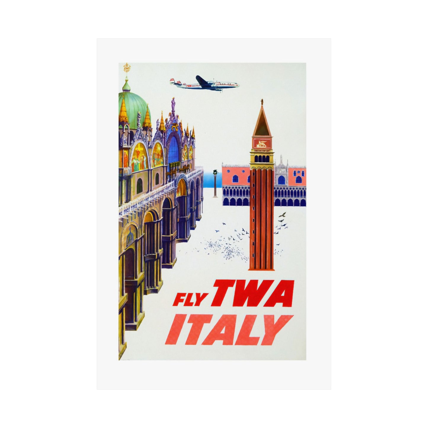Italy Travel Poster | V1 | TWA | Poster
