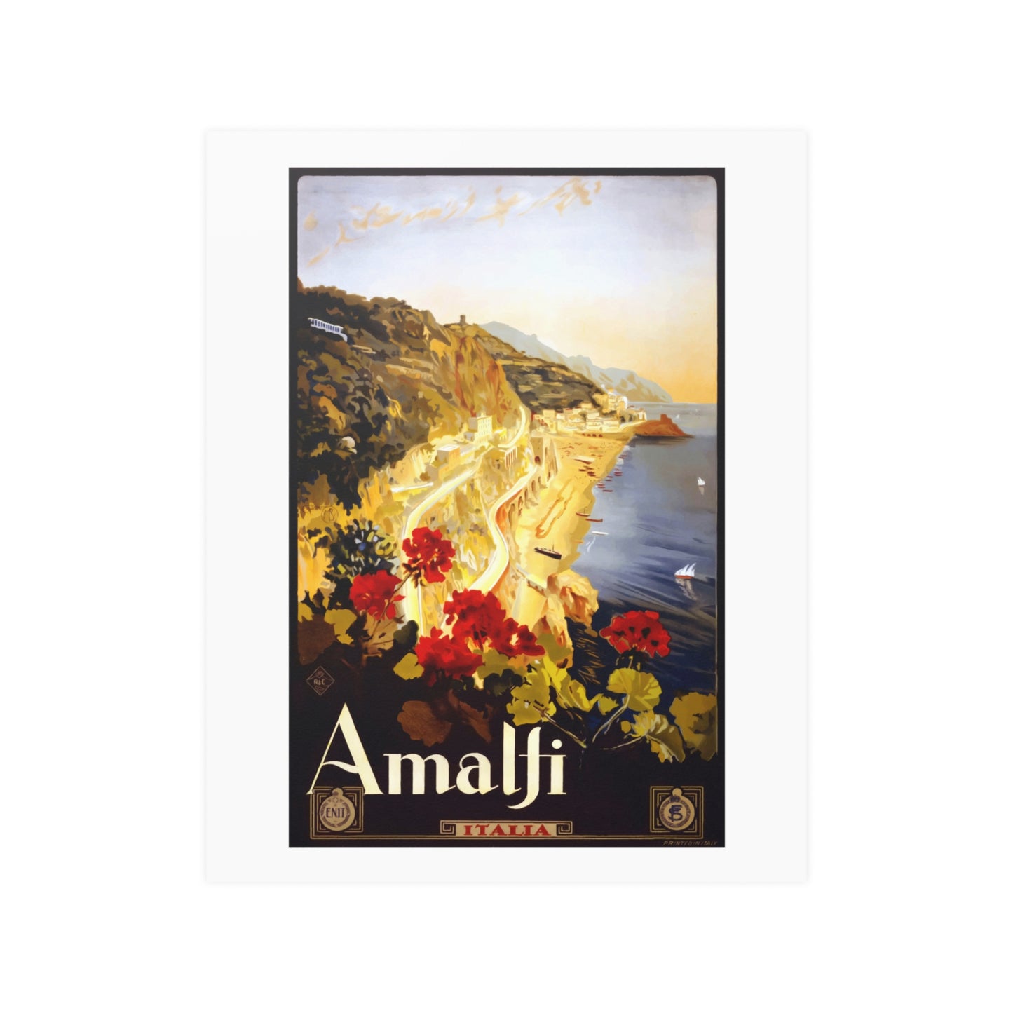 Amalfi Coastline | Almalfi, Italy | Poster