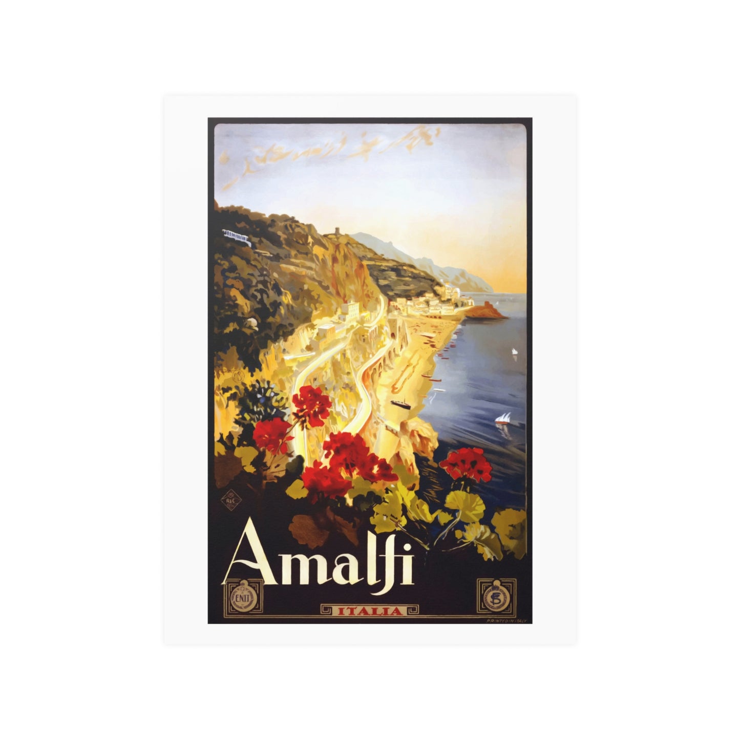 Amalfi Coastline | Almalfi, Italy | Poster