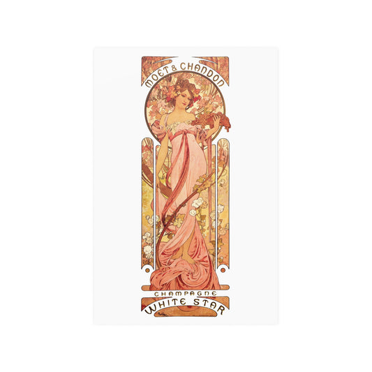 Champagne White Star | Alphonse Mucha