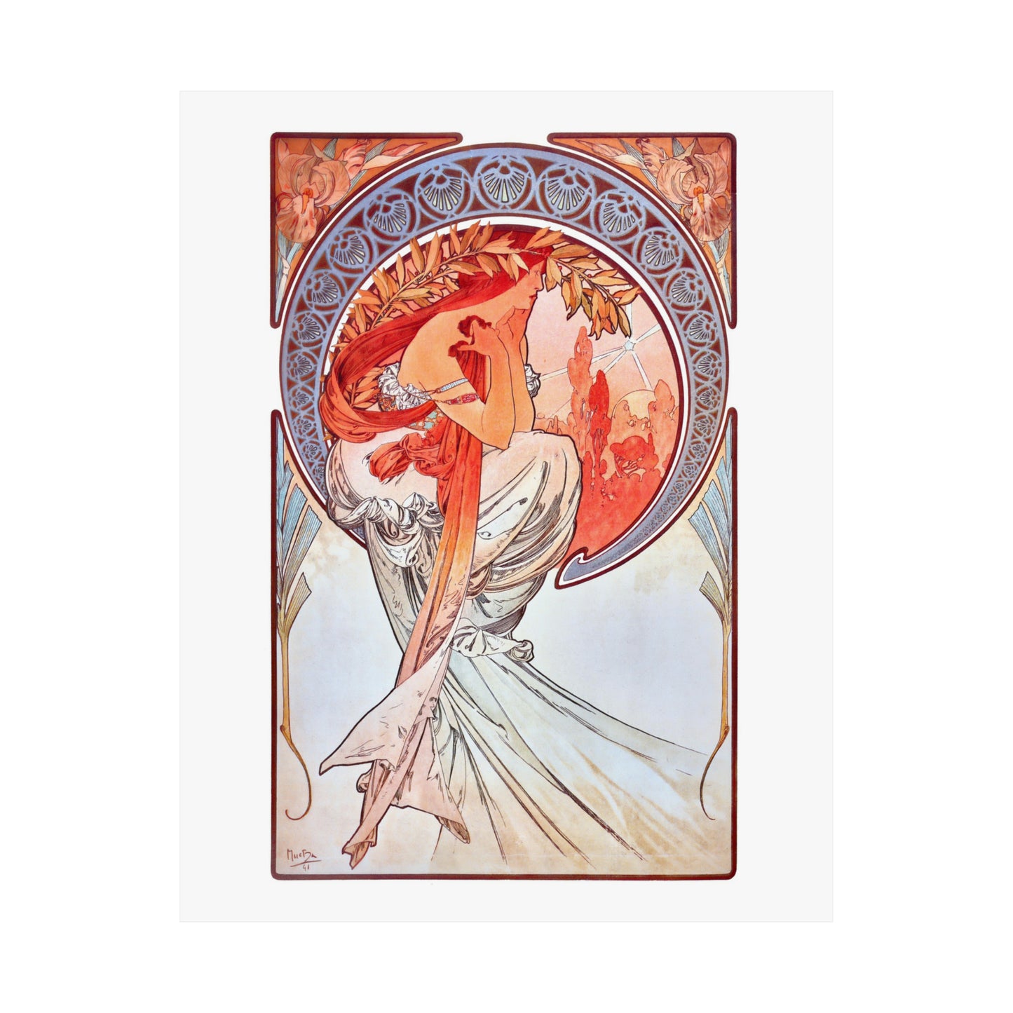 Poetry | Alphonse Mucha | Premium Matte vertical posters