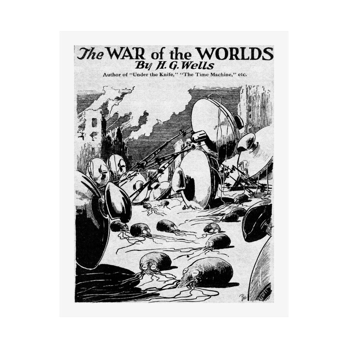 War of the Worlds | Antique Cover  | Poster