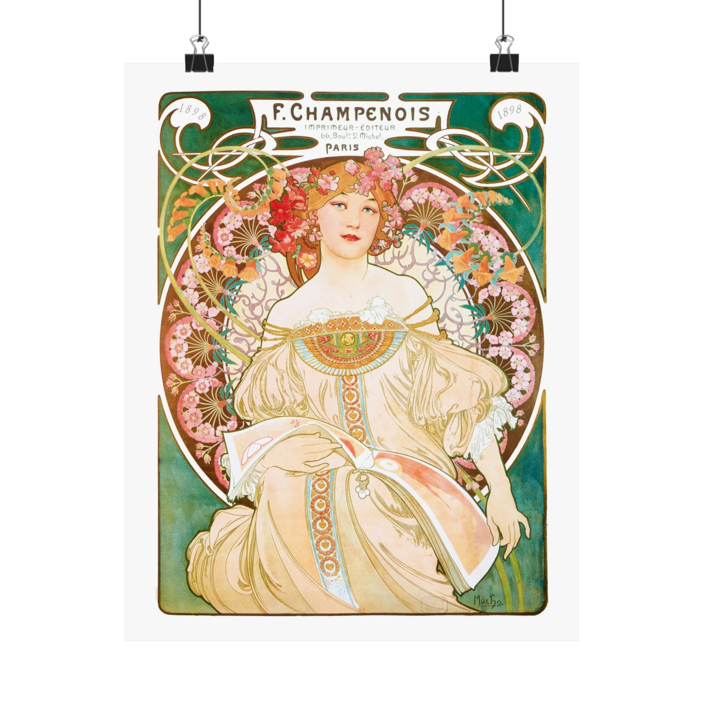 F. Champenois - Alphonse Mucha | Premium Matte vertical posters