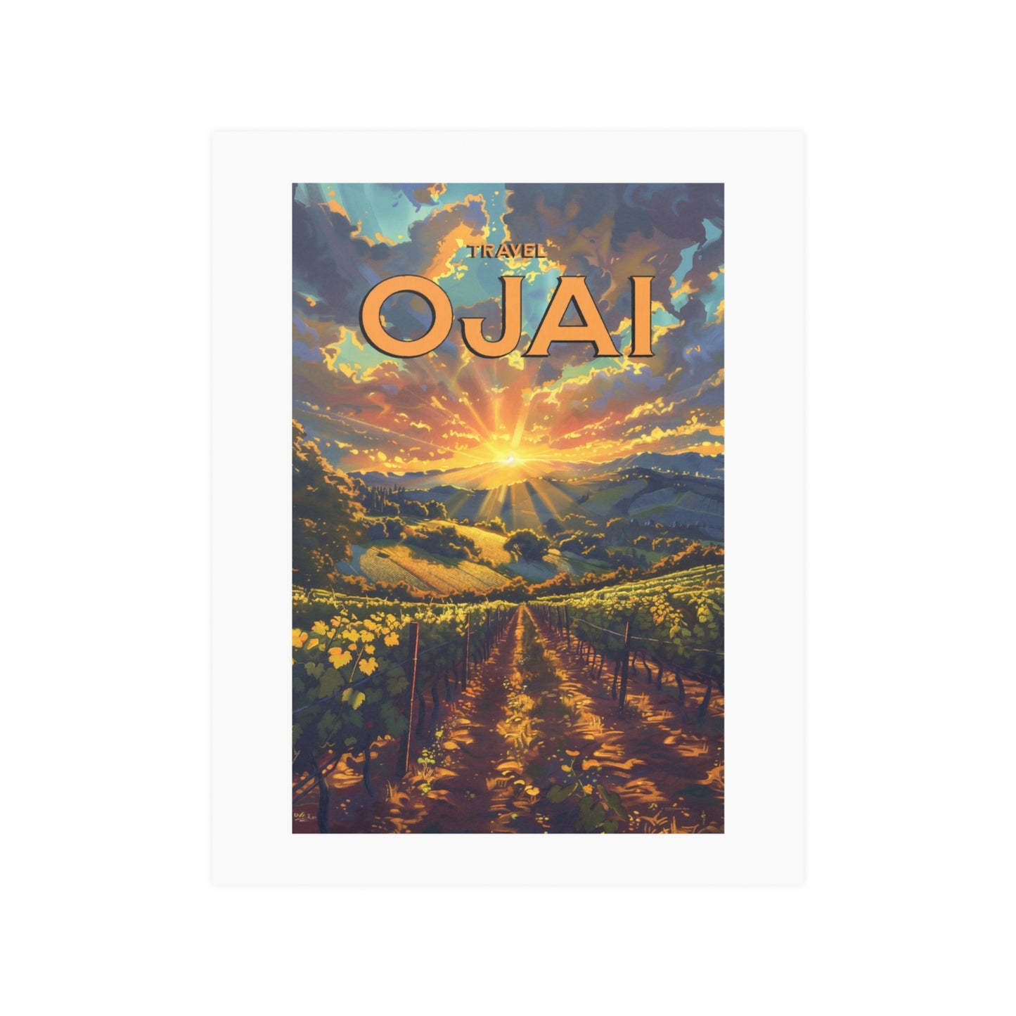 Travel Ojai - California | Poster