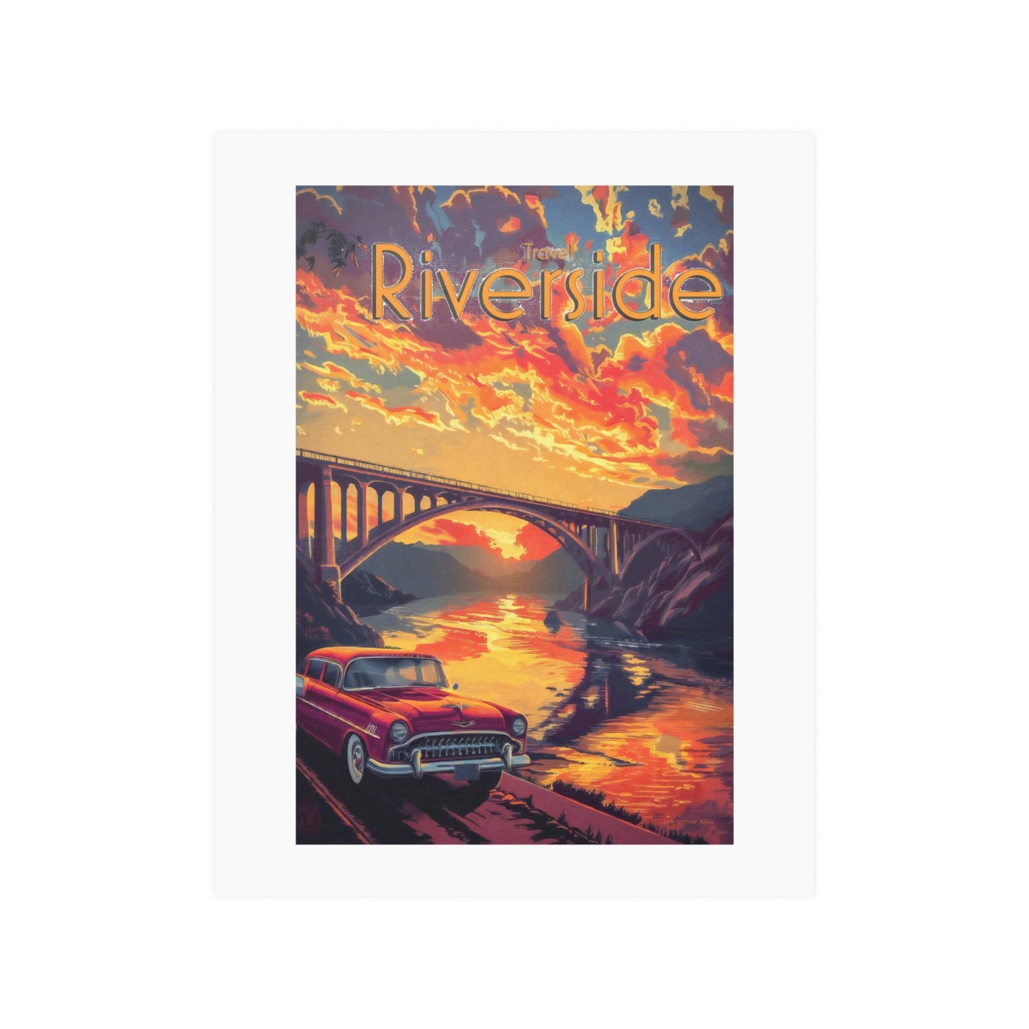 Travel Riverside | Poster