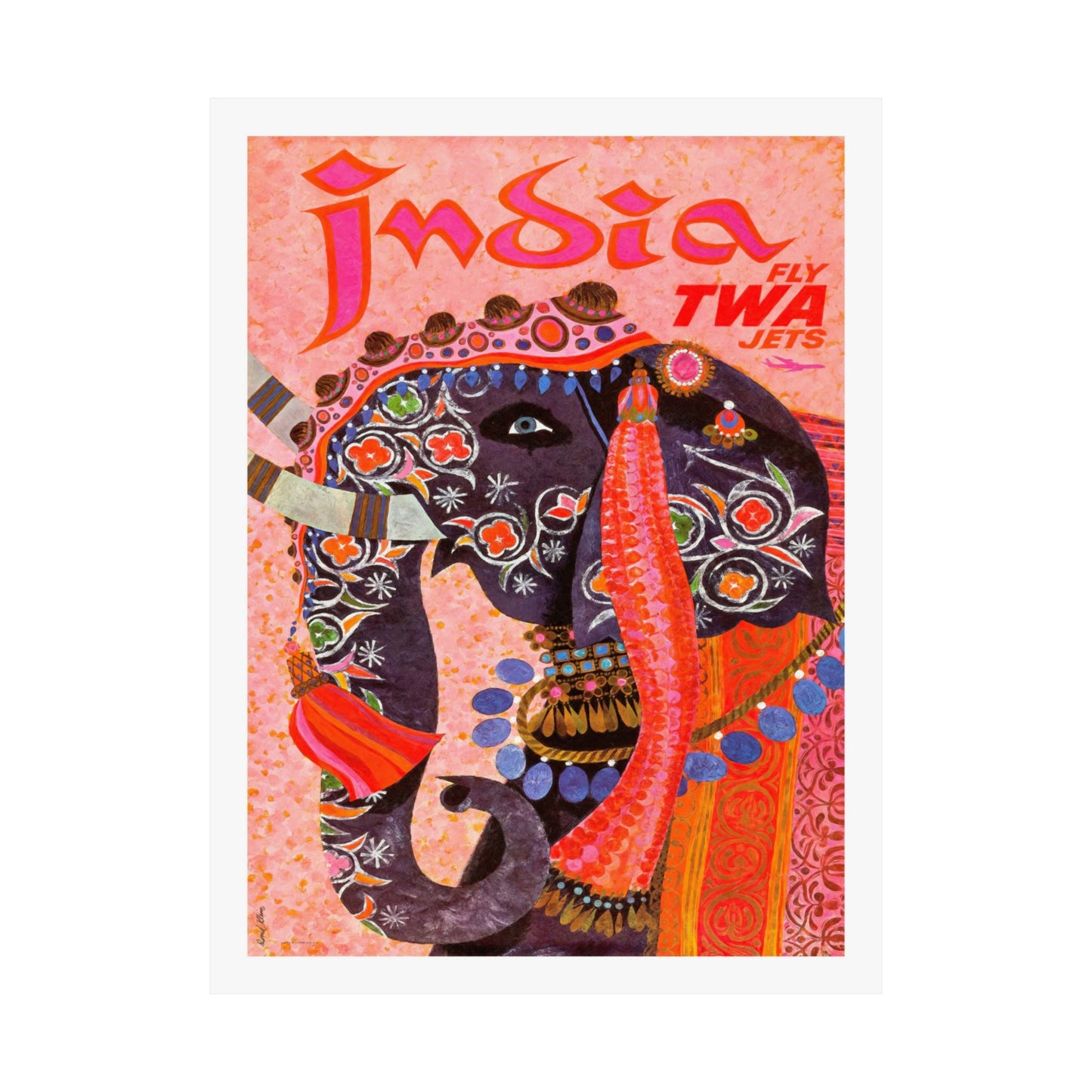 India Travel Poster | TWA | Poster