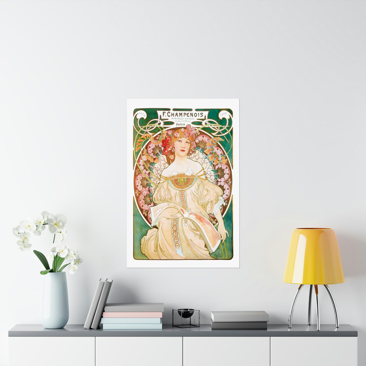 F. Champenois - Alphonse Mucha | Premium Matte vertical posters