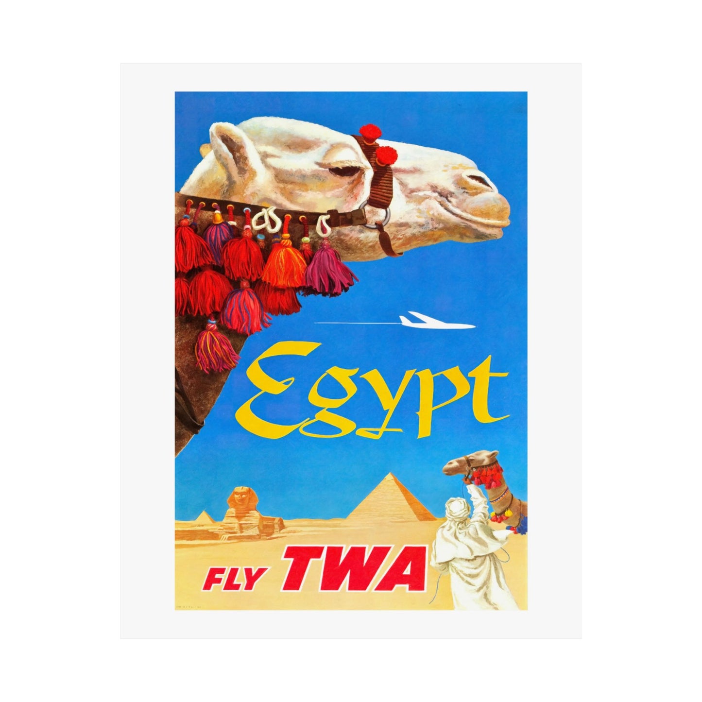Egypt | Air Travel | TWA | Poster