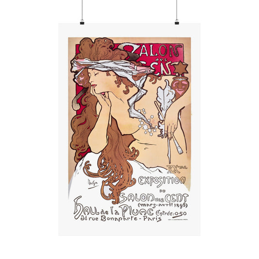 Salon Des Cent (1896) | Alphonse Mucha | Premium Matte vertical posters