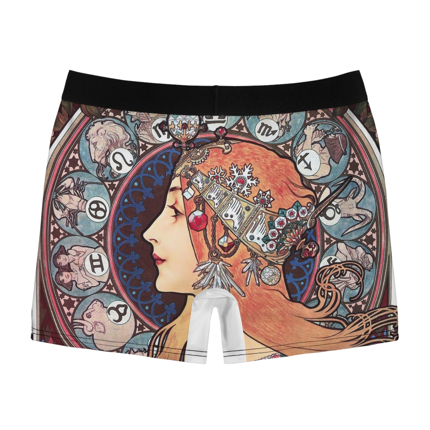 Zodiaque - La Plume | Alphonse Mucha | Men's Boxer Briefs