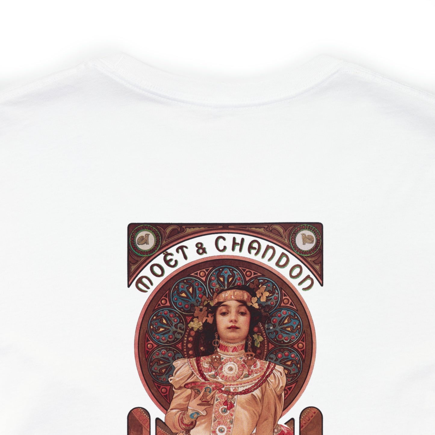 Grand Cremant Imperial | Alphonse Mucha | Unisex Jersey Short Sleeve Tee