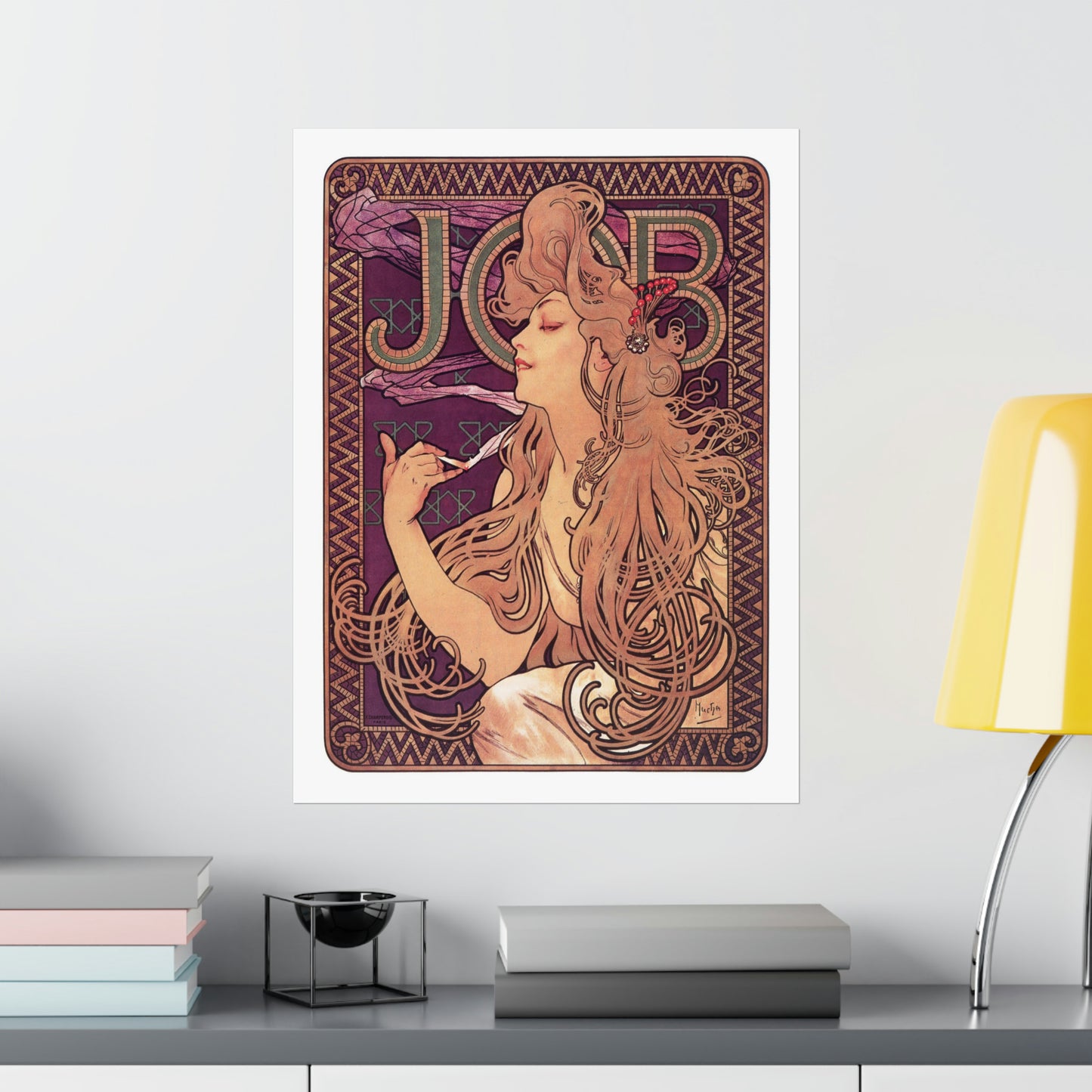 Job (1896) | Alphonse Mucha | Premium Matte vertical posters