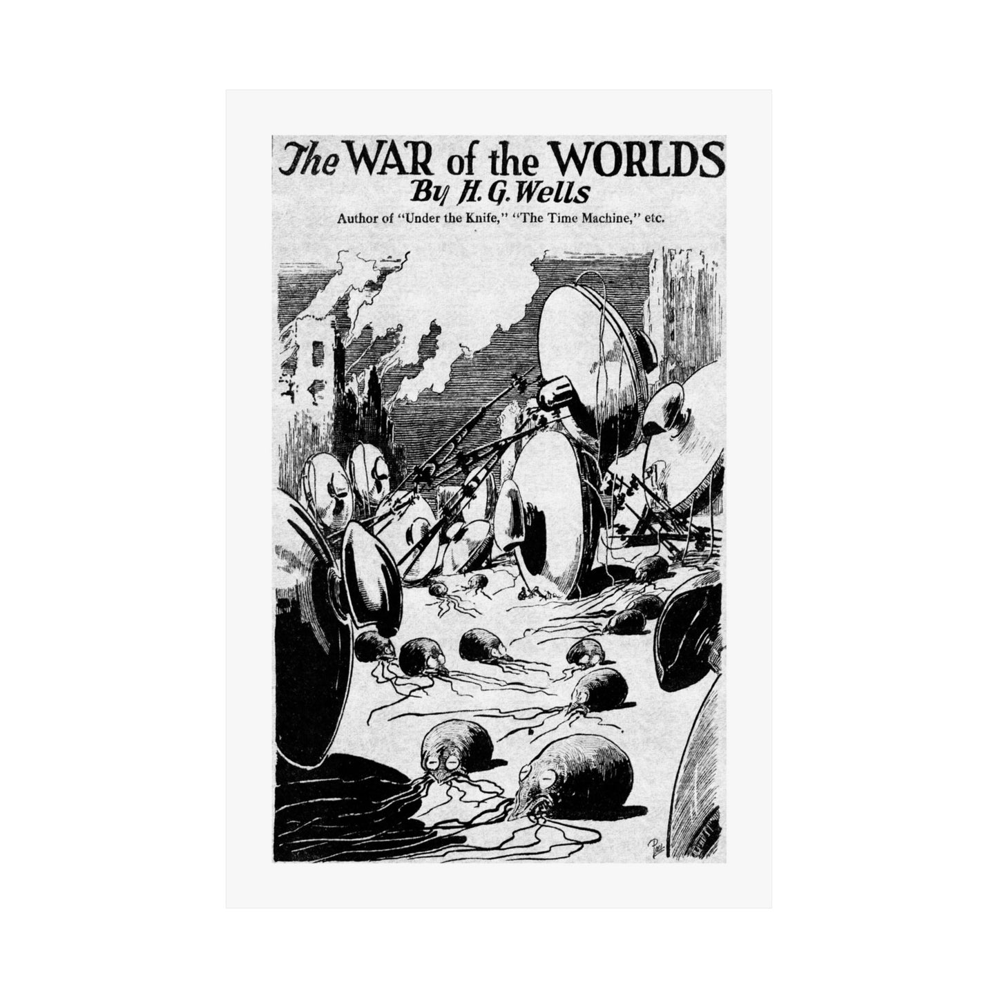 War of the Worlds | Antique Cover  | Poster