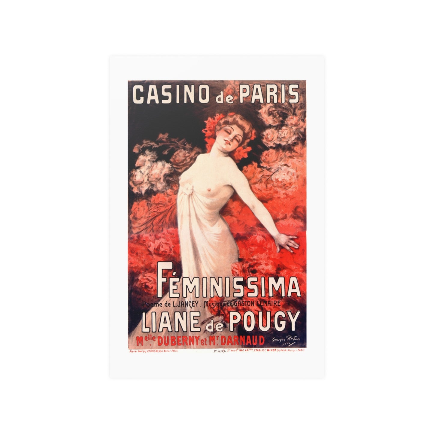 Feminissima - Liane de Pougy | Casino de Paris | Poster