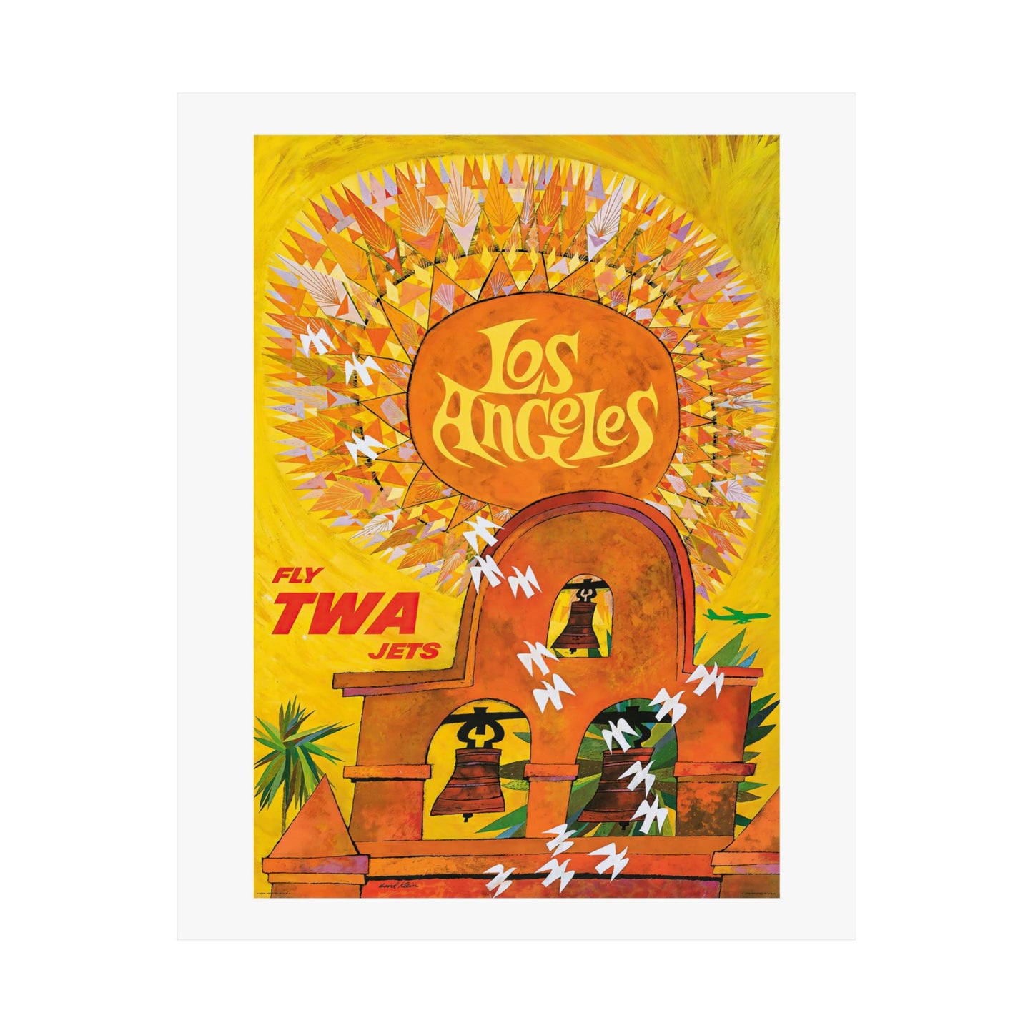Los Angeles Air Travel #2 | TWA | Mid Century | Poster