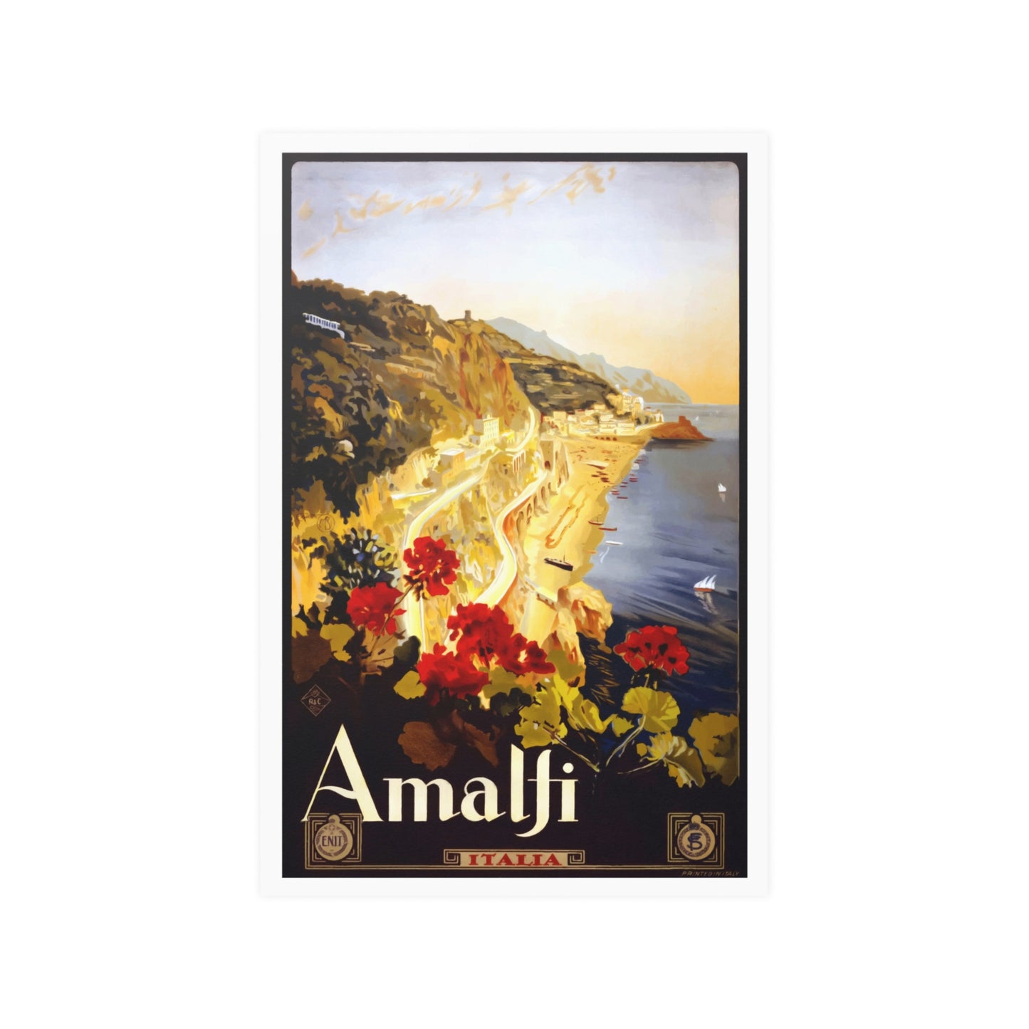 Amalfi Coastline | Almalfi, Italy | Poster